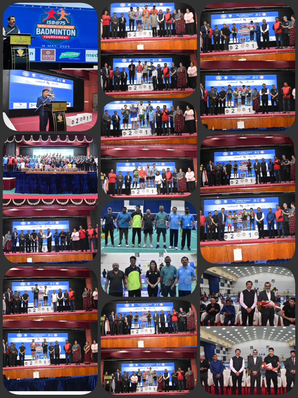 ISB @ 75 Open Badminton Tournament Concludes in Grand Style